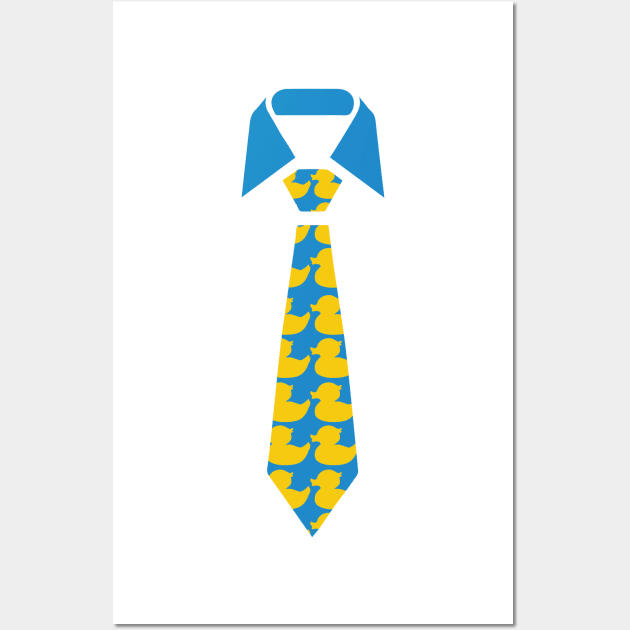 Ducky tie Wall Art by Val_Myre